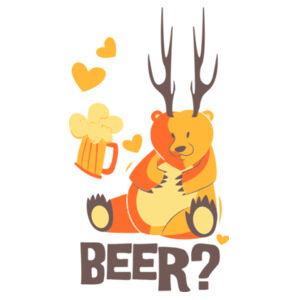 Bear "Beer?" Funny Shirt –  Humor Tee Design